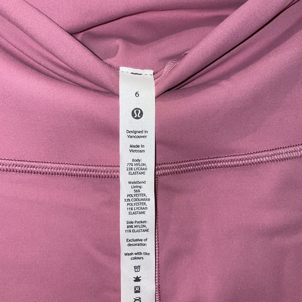 NWT lululemon wunder train HR tights with pockets - Picture 9 of 9